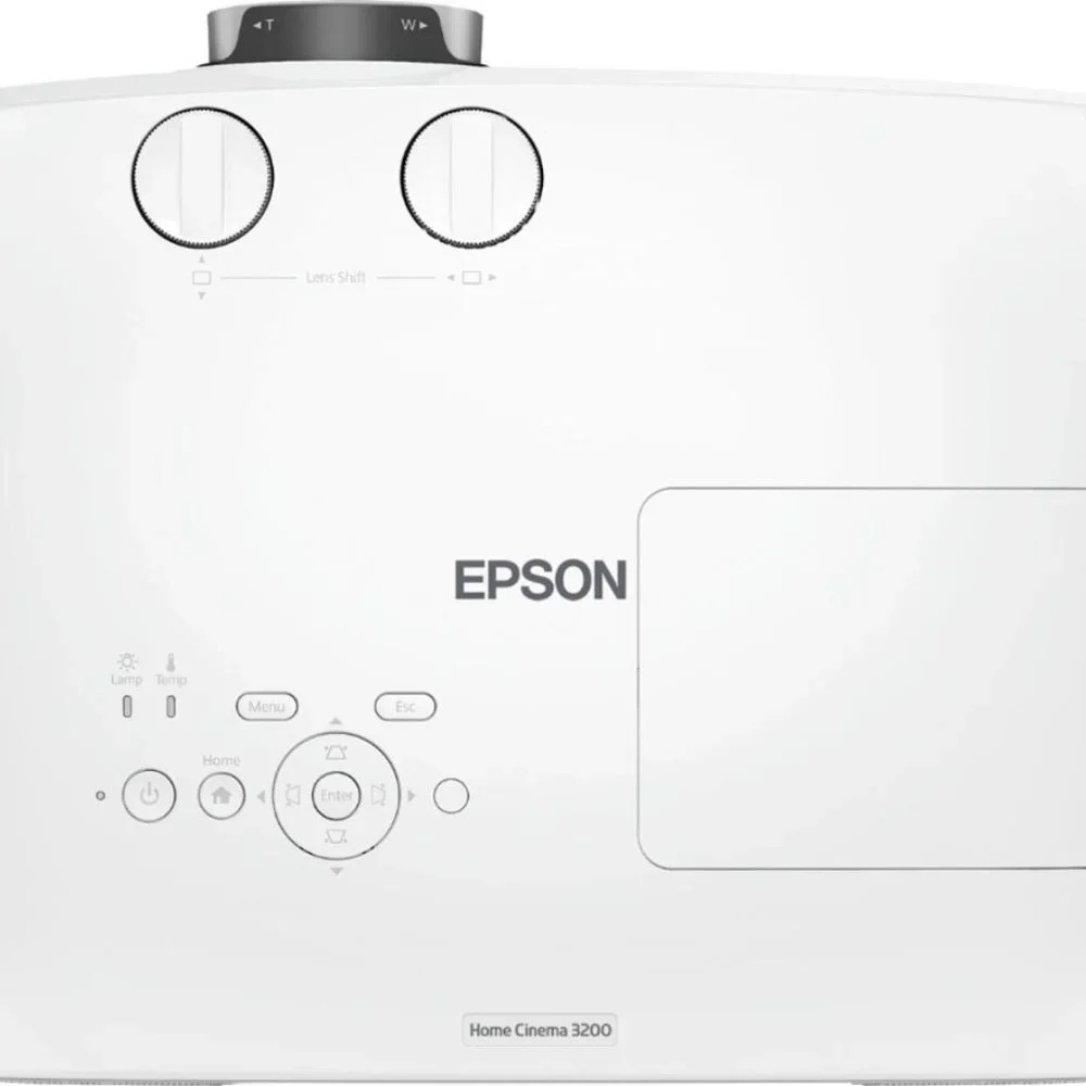 Epson 6366529 Home Cinema 3200 4K 3LCD Projector w Kanto Projector Ceiling Mount